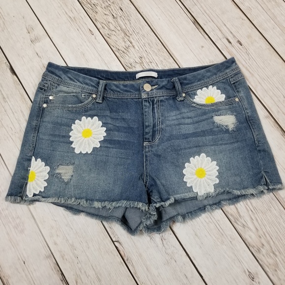 LC Lauren Conrad Pants - Lauren Conrad Denim Daisy Shorts Women's 12